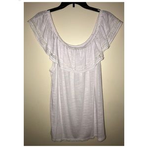 White off the shoulder blouse